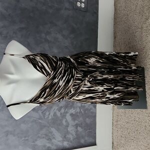 Jennifer Lopez Multi-colored Adjustable Strap Dress Sz MD